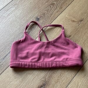 Athleta Kids Sports Bra in Mauve